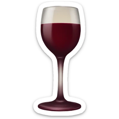 Wine red sticker