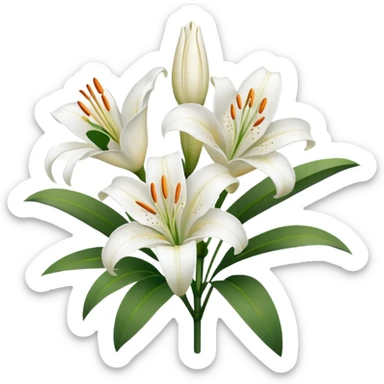 Lillies sticker