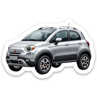 Fiat urban cross car sticker
