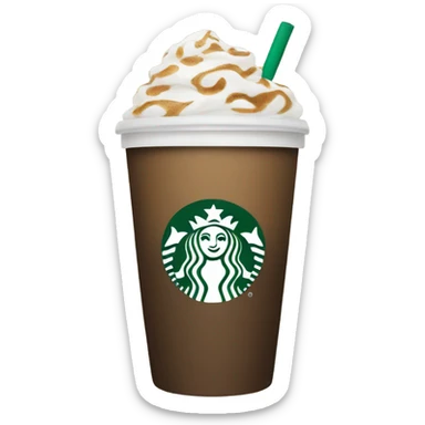 Starbucks cup sticker