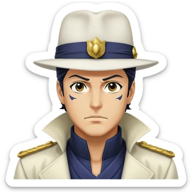 Jotaro from JoJo's bizarre adventure sticker