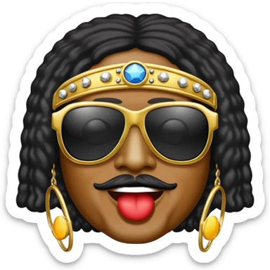 create an emoji with bootsy collins sunglasses sticker