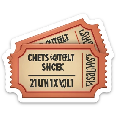 Theater Tickets sticker