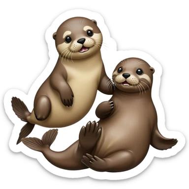 Seal with Otter sticker