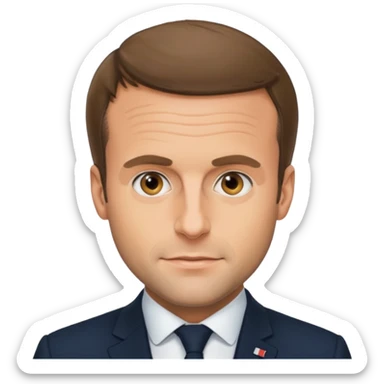 Macron sticker
