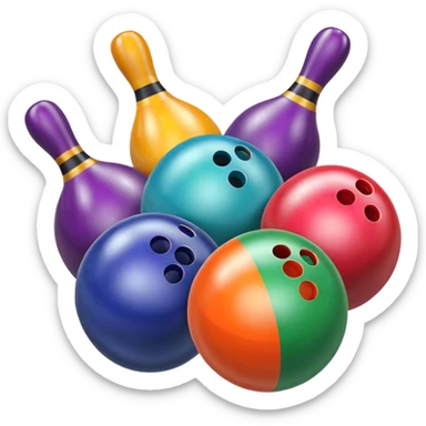 bowlingRolling Balls sticker