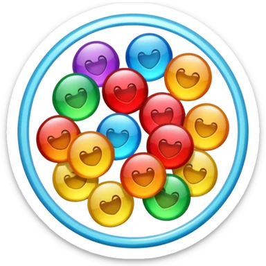 candy retro just one   sticker