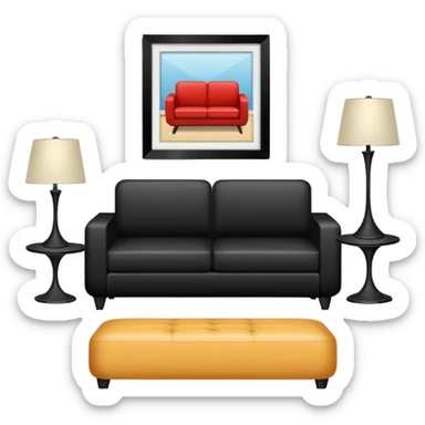 furniture store sticker