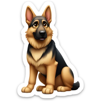 German Shepherd sticker