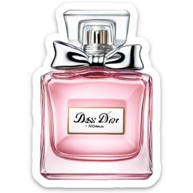 Miss dior perfume bottle sticker