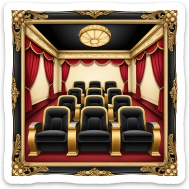 cinema sticker