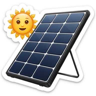 solar panel sticker