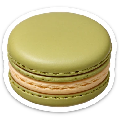Light olive macaron sticker