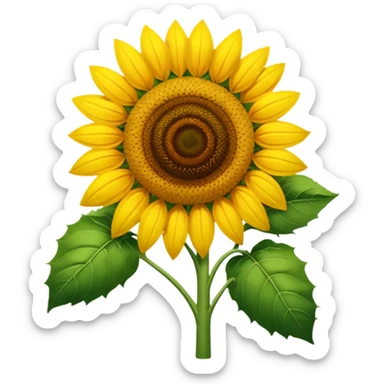 sunflower emoji png sticker