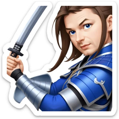 Steadfast Samurai sticker