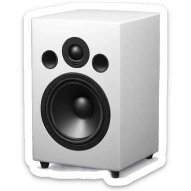 Audio speaker sticker