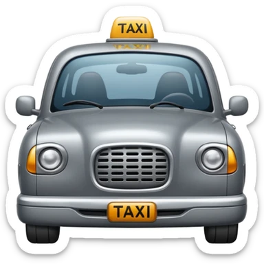 grey taxi sticker