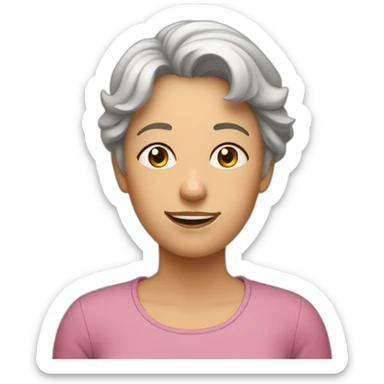 Poor but happy mum sticker