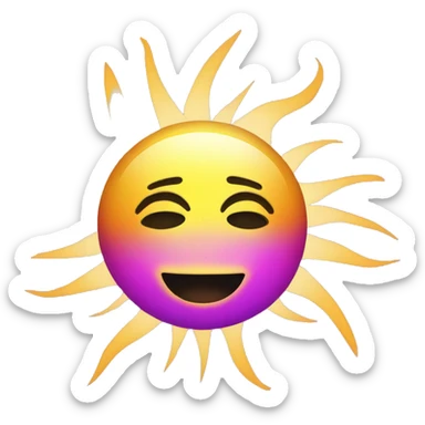 discobal with sun sticker