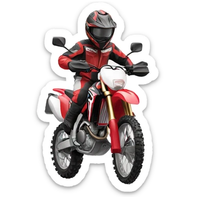 Honda dirtbike sticker
