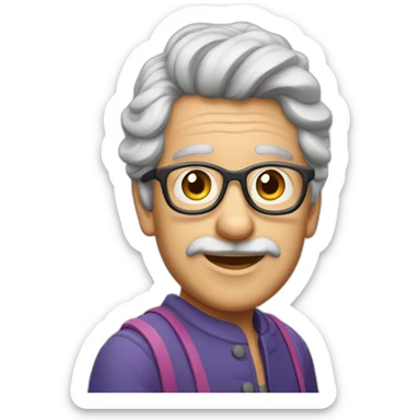 Gran via street madrid sticker