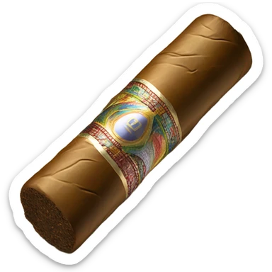 Cigar made outta money  sticker