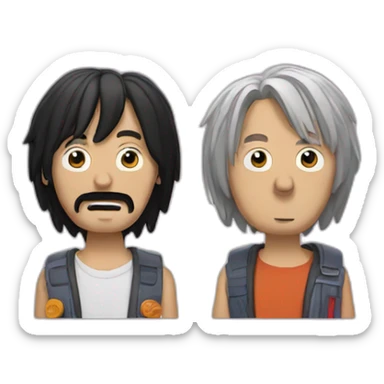 Bill and ted sticker