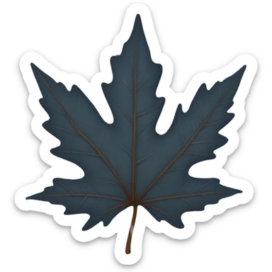 Leaves that fall sticker