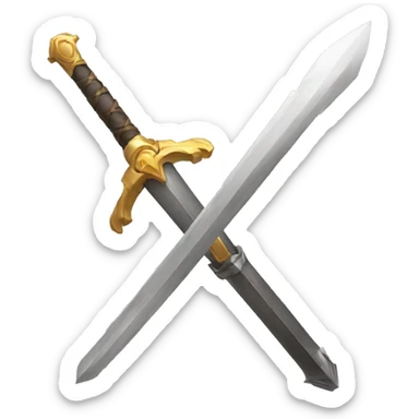 weapon sword sticker