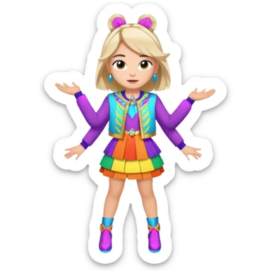 Freya Skye lose my head junior Eurovision 2022 sticker