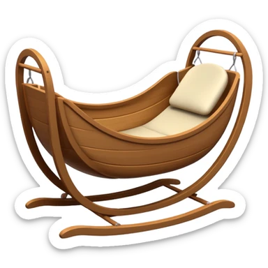 modern cradle sticker