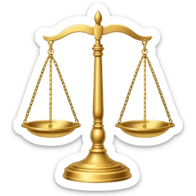 Scales of Justice sticker