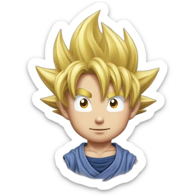Son goku qui fait OK sticker