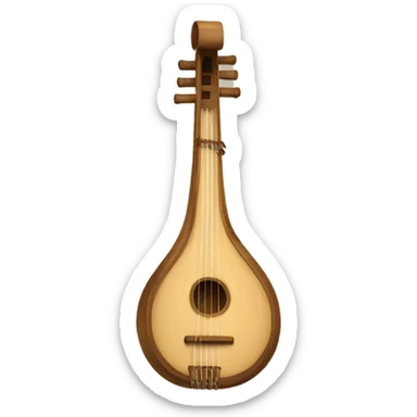 Cretan Lyra instrument  sticker