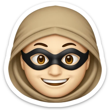 Robber emoji sticker