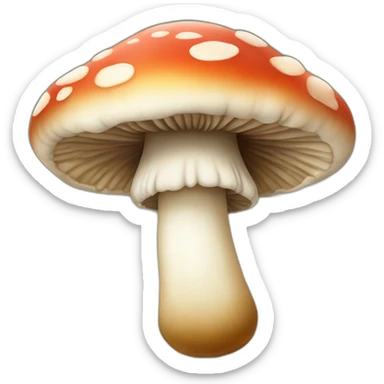 eadible mushroom sticker