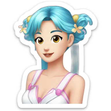 Bloom from Winx Club as Sailor Moon sticker