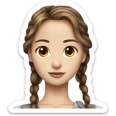 katniss everdeen Hunger Games Jennifer Lawrence sticker