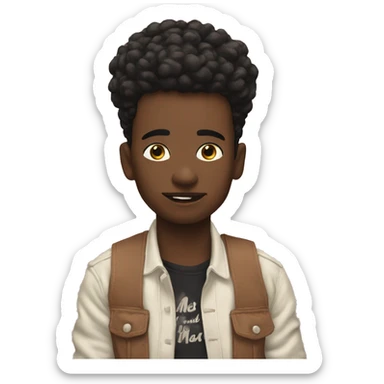 Hit me hard and soft album cover  sticker