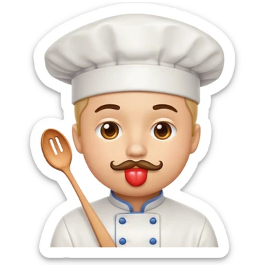 chefs kiss emoji face sticker