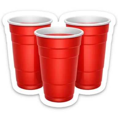 Generami l’emoji di un bicchiere da beer pong sticker