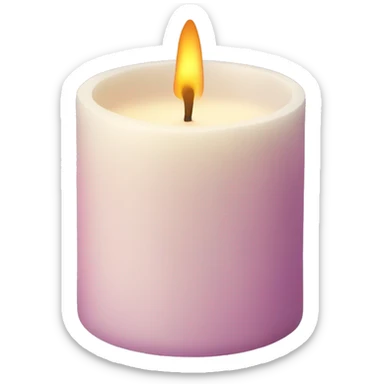 aesthetic candle sticker