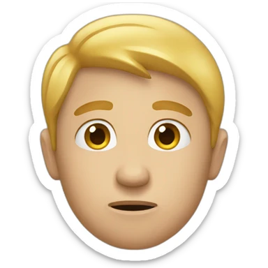 a person who forgot something sticker