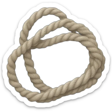 black rope sticker