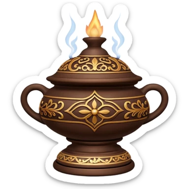 	incense burner sticker