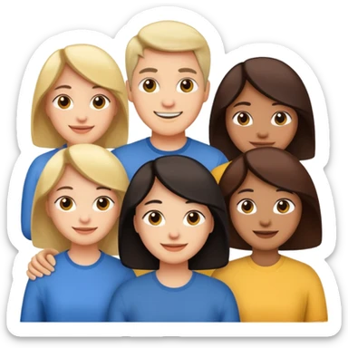 personas interesadas sticker