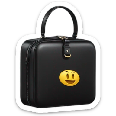 Balenciaga black lunchbox bag  sticker