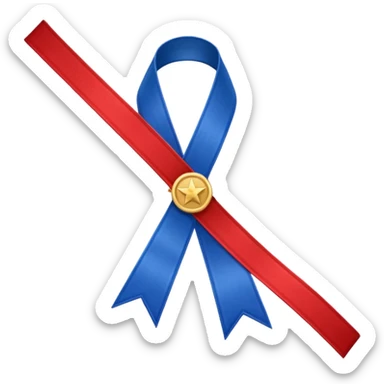 the mayor’s sash (with the color of french flag) sticker