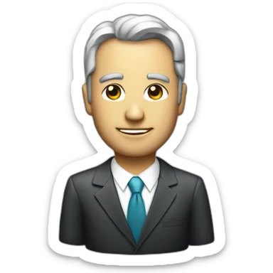 a pixelated ceo sticker