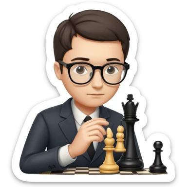 chess player sticker